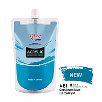 Фарба акрилова, Церулеум, 200 мл, ROSA Studio 461