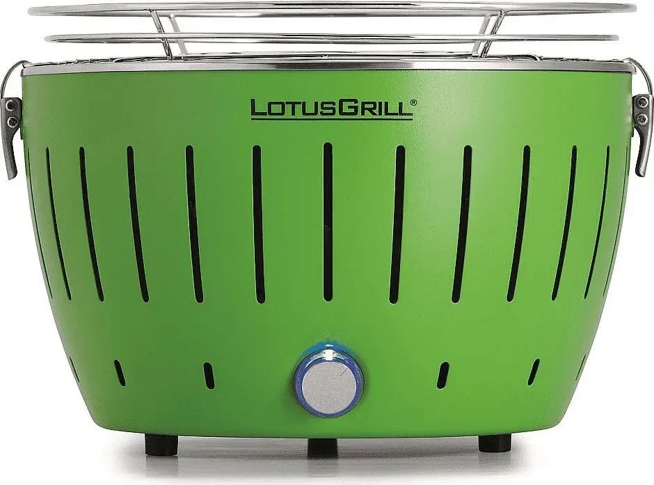 Вугільний гриль Lotusgrill Grill Садовий Вугільний Решітка 28см G280 Зелений, фото 1
