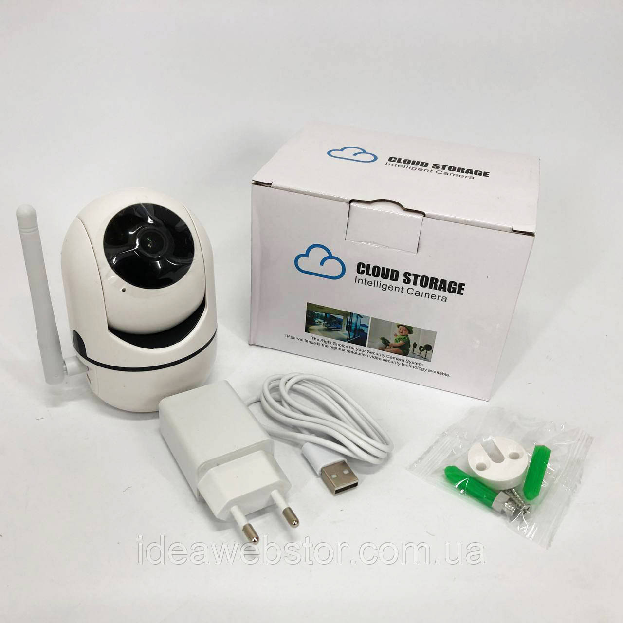 Бездротова поворотна IP камера WiFi microSD UKC Y13G 1mp з QH-955 розпізнаванням облич