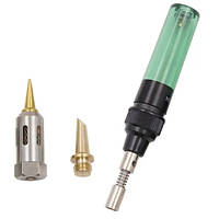 Паяльник газовий портативний, 3 насадки, 8мл, пальник