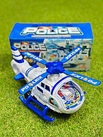 Іграшковий вертоліт для хлопчика Поліцейський гвинтокрил з Підсвіткою і Сиреною Іграшка гелікоптер