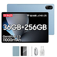 Планшет Blackview MEGA 8 Blue 12/512Gb 13" дюймов 11000mAh 4G + чехол стилус стекло