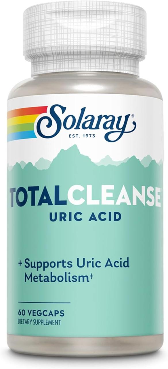 Solaray Total Cleanse Uric Acid 60 VegCaps, фото 1