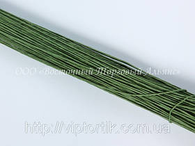 Стебельки для квітів — Зелені (No26) — Ø0,45 мм — L25 см — 200 шт.