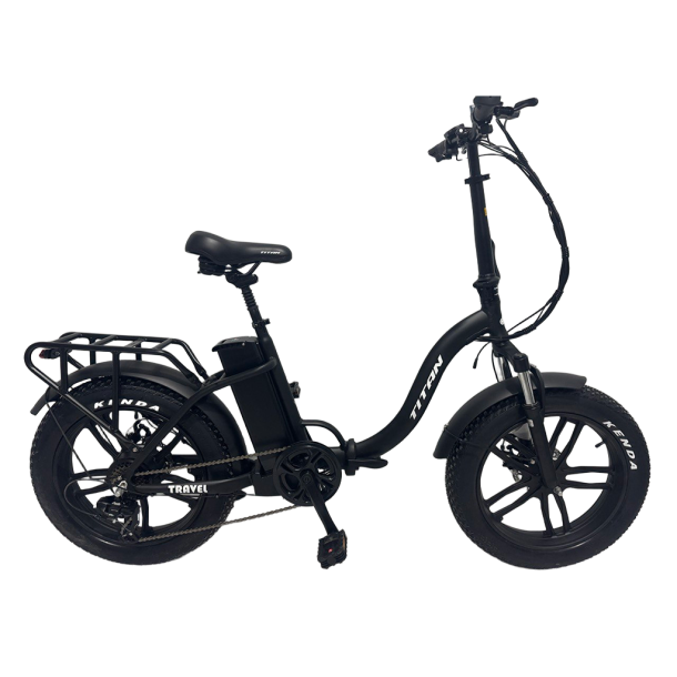 Електрофетбайк складаний Compact Drive 20.4" 13-рама" 500w 48v 12ah Чорний 2025 року