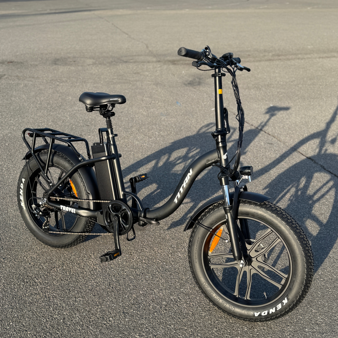 Велосипед складний з Е-комплектом Trevel 20.4" 13-рама" 500w 48v 12ah Чорний 2025 року