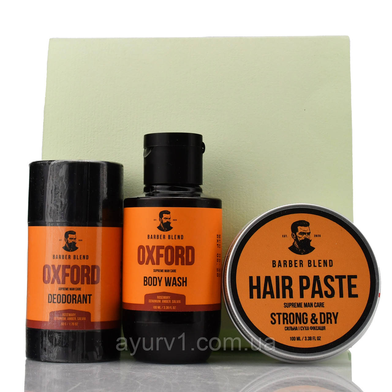 Подарунковий набір BARBER BLEND «OXFORD» для друга, колеги, хлопця, брата, батька, чоловіка