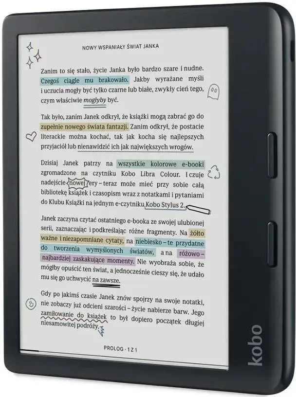 Електронна книга Kobo Libra Colour Black, фото 1