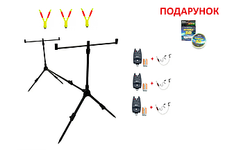 Набір коропомий   рід під /3шт сигнадізатори  з кроною / свінгери на цепочці  3 шт/ рогач 3 шт