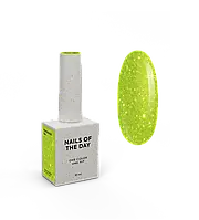 NOTD Paradise 06 — Гель-лак неоново-жовтий із шимером, 10 мл