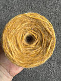 Пряжа з альпакою Barranca Filitaly lab гірчиця 100 грамів, фото 3