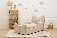 Ліжко дитяче мʼяке "Бантик Люкс", 160×80 см, колір тканини на вибір