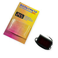 Вольтметр дисплеєм на скотчі з проводом 24В МАРС з