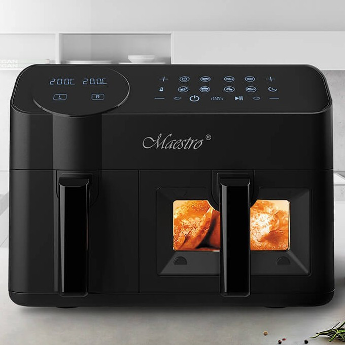 Фритюрниця електрична, Аерофритюрниця (3,5 л + 6 л, 2000-2400 Вт, MR-760), фото 1