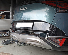 Фаркоп Kia Sportage 2021- (Кіа Спортейдж 5) оцинкований, без підрізу бампера