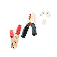 Затискачі акумуляторні крокодили 150 мм/мідь/ширина 85мм/метал 0,8мм