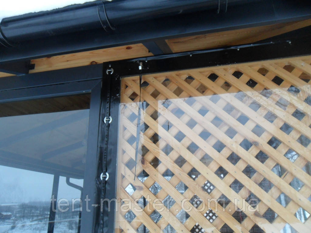 Прозрачные ПВХ шторы (Ахиллес, Япония) для беседки - фото 6 - id-p77917310
