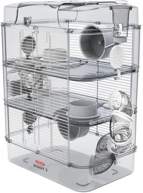 Клітка для дрібних тварин Zolux Klatka Rody3 Trio Біла, фото 1