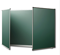 Крейдяна дошка магнітна 100х400 см., під крейду  1x4 м., 5 робочих поверхонь  FLIPP