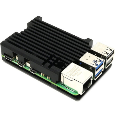 Корпус для Мікро ПК Pi HUT for Raspberry Pi 5 Aluminium Armor Radiator (105858), фото 1