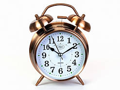 Оригінал! Будильник ретро Мідний Janel 12 см — найвища якість!