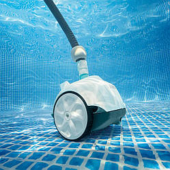 Робот-пилосос Intex 28007 (ZX50) для очищення дна басейну, підключення до фільтр-насоса 3407+ л/год