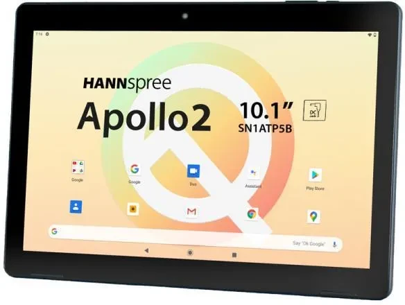 Планшет Hannspree Hannspad Apollo 2 32GB 10.1" Mediatek 3 ГБ Wi-Fi 5 Android 10 Black (SN1ATP5B), фото 1