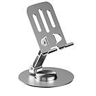 Металева підставка для телефона 360° • Універсальний тримач з регулюванням нахилу та висоти, фото 2