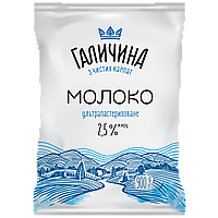 Молоко 2.5% т/ф Галичина 900г