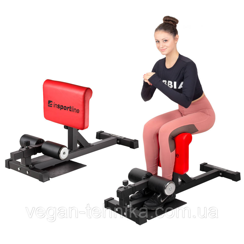 Лава для присідань Sissy inSPORTline Squo - надійний домашній тренажер для тренування стегон, преса та м’язів кора, фото 1