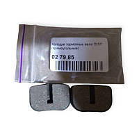 Велоколодки гальмівні дискові прямокутні (пара) без вуха