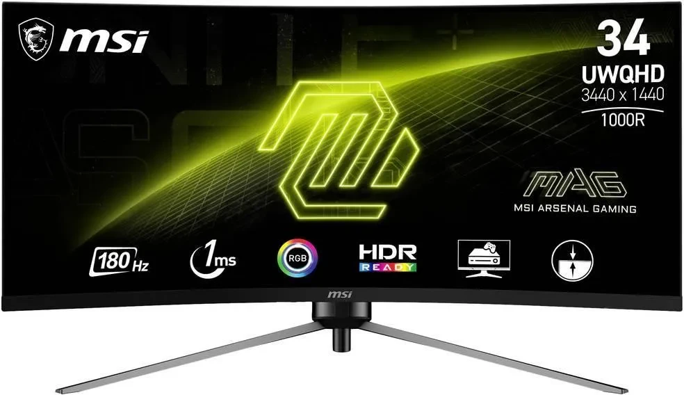 Монітор MSI 34" MAG 345CQRDE (9S6-3DD14H-003), фото 1