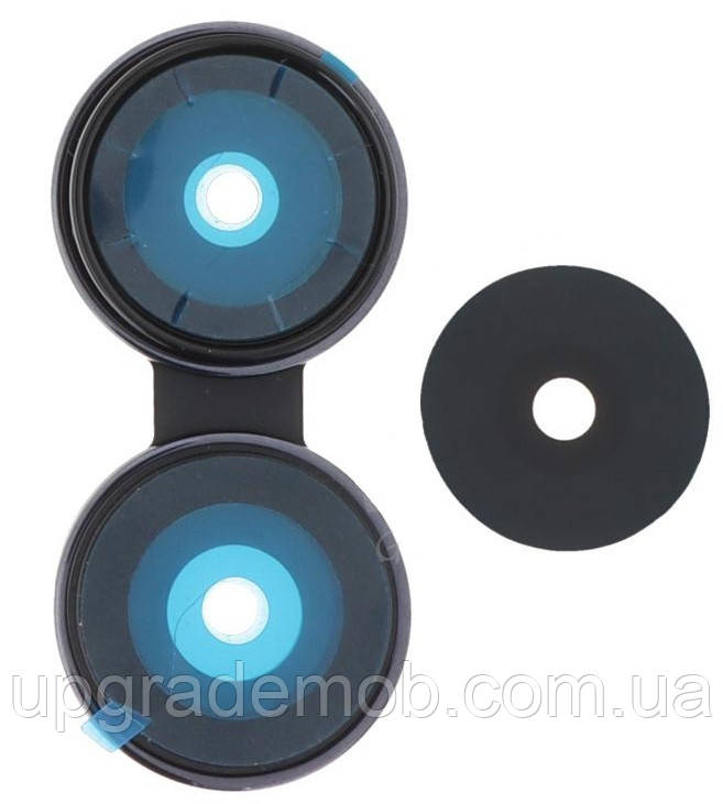 Скло камери Xiaomi Redmi 13 з рамкою чорного кольору, фото 1