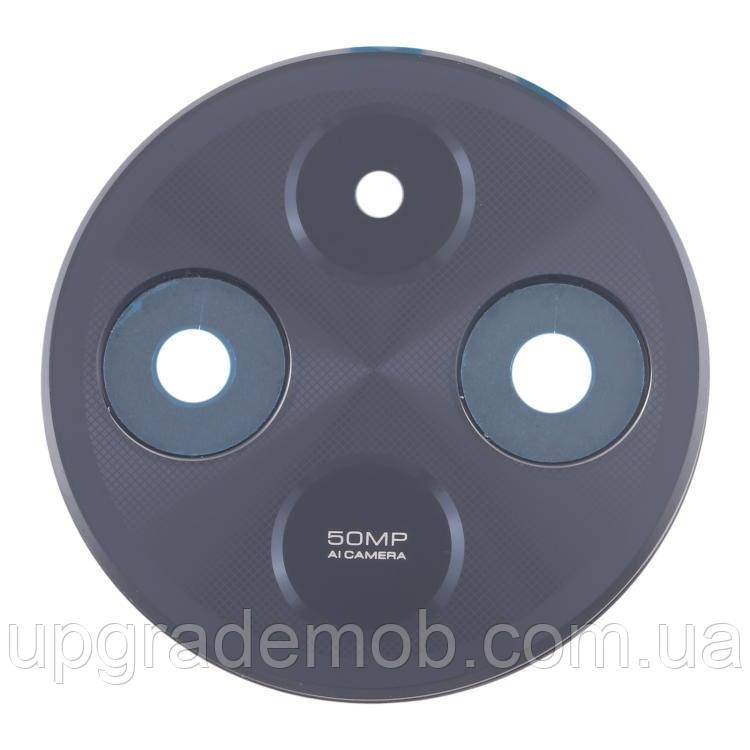 Скло камери Xiaomi Redmi 14C/Poco C75 з рамкою чорного кольору, фото 1