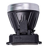 Налобний ліхтар акумуляторний 9х8х7 см 5 В 3 режими роботи LED HP-JG-3, фото 8