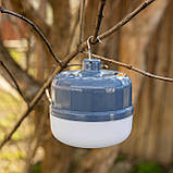 Ліхтар кемпінговий акумуляторний підвісний USB 11×14 см туристичний підвісний ліхтар HP-DT-2, фото 4