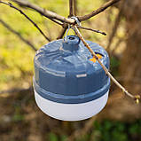Ліхтар кемпінговий акумуляторний підвісний USB 11×14 см туристичний підвісний ліхтар HP-DT-2, фото 5