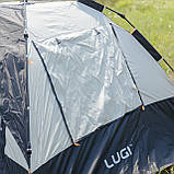 Палатка автоматична тримісна 2 на 2 (м) кемпінговий туристичний LU-016B Чорний, фото 10
