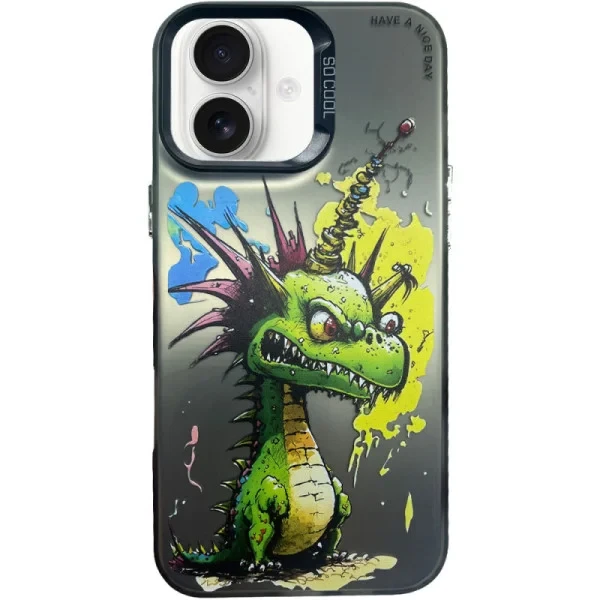Чохол-накладка EpiK TPU + PC So Cool для Apple iPhone 16 (6.1) Dragon, фото 1