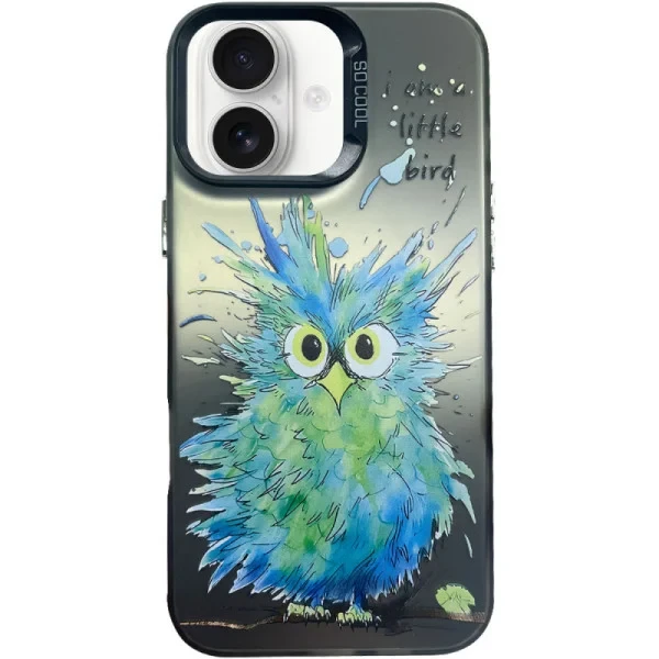 Чохол-накладка EpiK TPU + PC So Cool для Apple iPhone 16 (6.1) Little Bird, фото 1