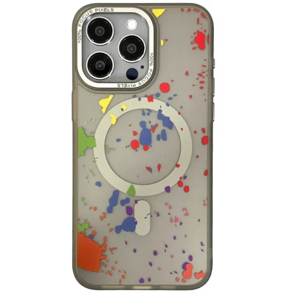 Чохол-накладка EpiK TPU + PC Flush with MagSafe для Apple iPhone 16 Pro (6.3) Titan Gray, фото 1