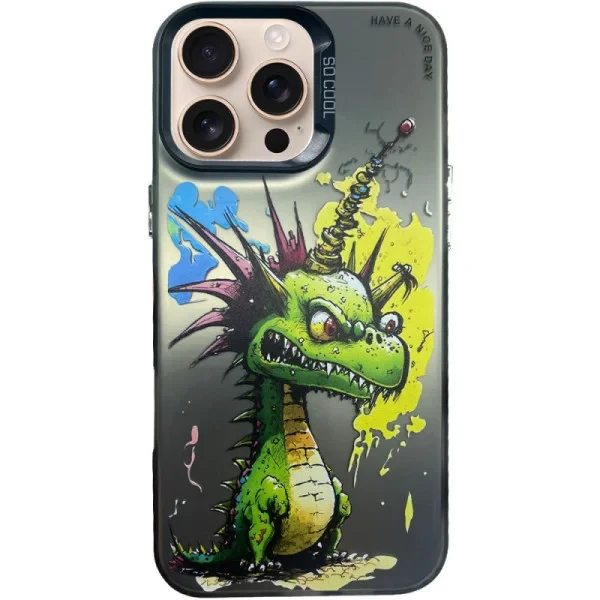 Чохол-накладка EpiK TPU + PC So Cool для Apple iPhone 16 Pro Max (6.9) Dragon, фото 1