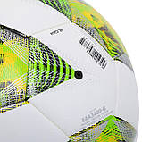 М'яч для футболу Molten F4A3400 біло-зелений (розмір 4), фото 2