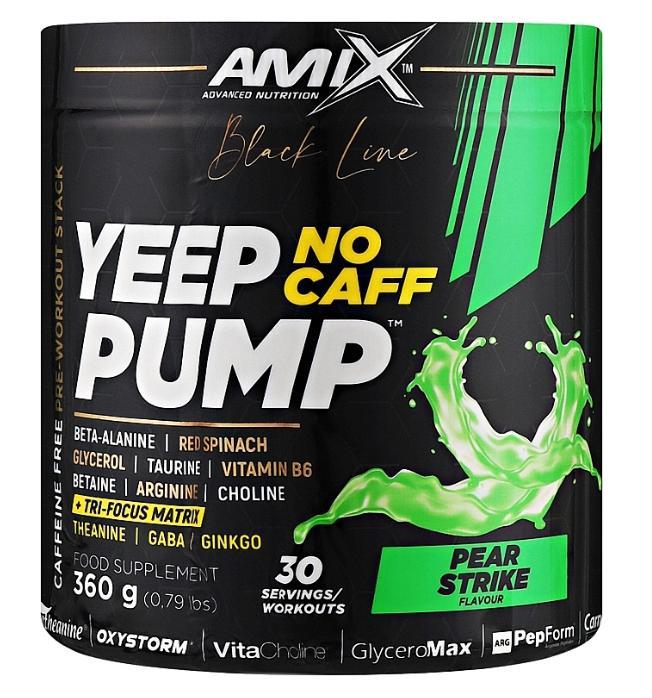 Передтренувальний комплекс AMIX BLACK LINE YEEP PUMP NO CAFF Pear Strike 360 грамм, фото 1
