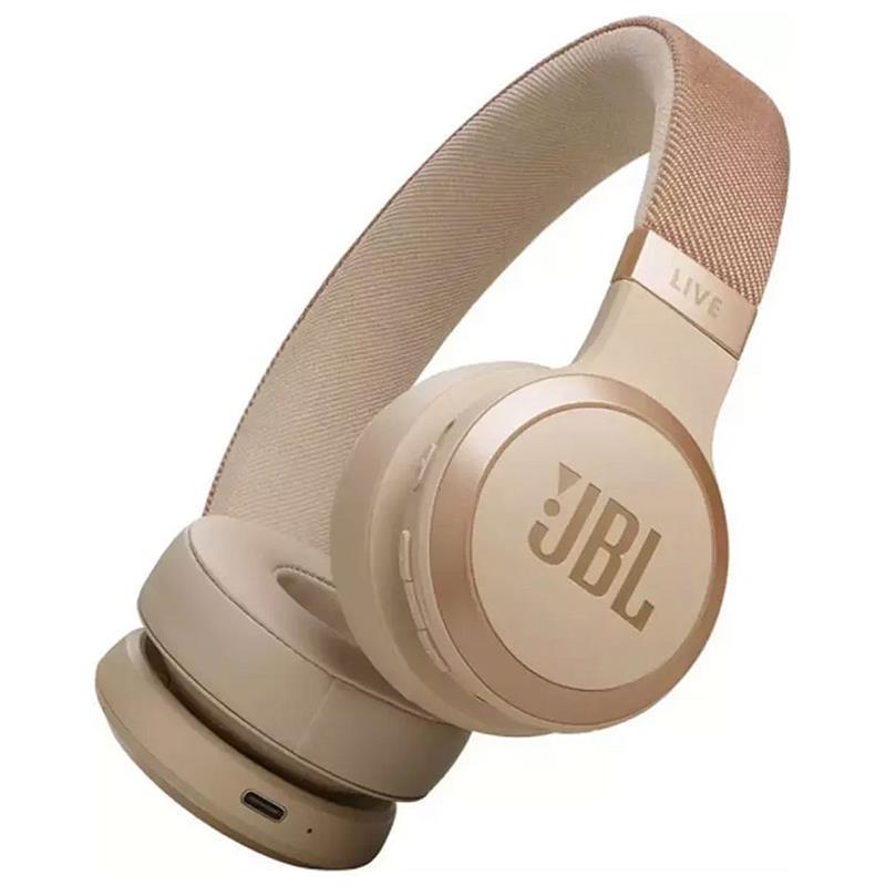 Bluetooth-гарнітура JBL Live 670NC Sandstone (JBLLIVE670NCSAT), фото 1