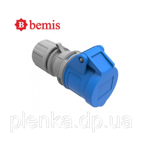 Роз'єм 220V 3*16A поліамід IP44 Bemis BC1-1403-2312, фото 1