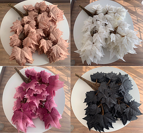 LK Листя клена штучні Преміум класу 70 см Упаковка 12 штук