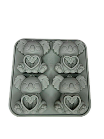 Форма силіконова для льоду та цукерок Коала 4