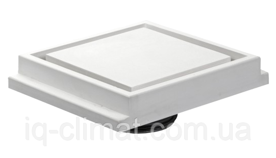 Square 125 гіпсовий дифузор прихованого монтажу в стелю із гіпсокартону, Ventmann (Литва)