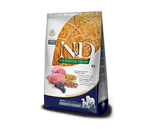 Низкозерновой сухой корм Farmina N&D, для собак средних и крупных пород, ягнят с черникой 2.5 кг
